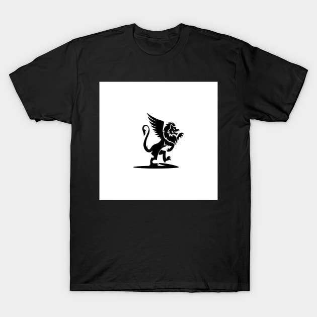 Black Griffin T-Shirt by Whatastory